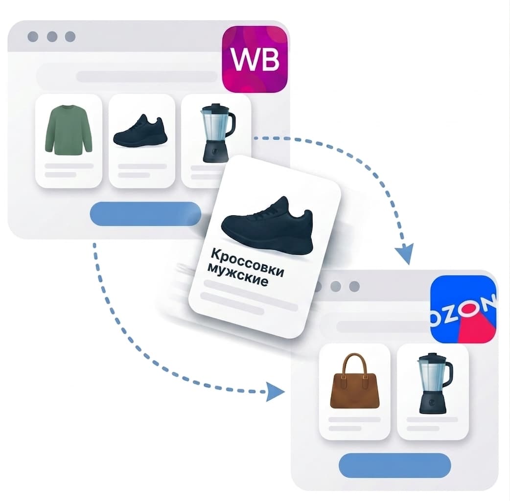 Перенос карточек с Wildberries на Ozon